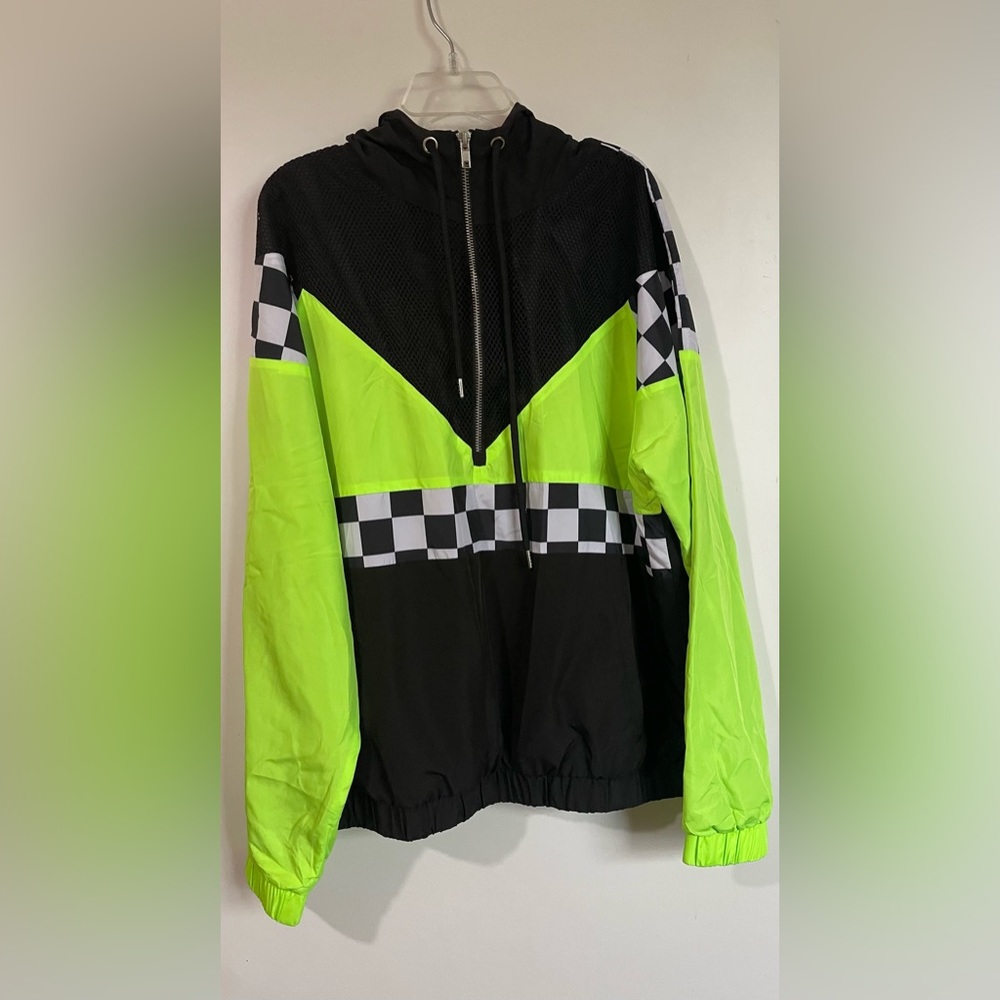 Forever 21 Windbreaker Mutlicolored Medium Adult